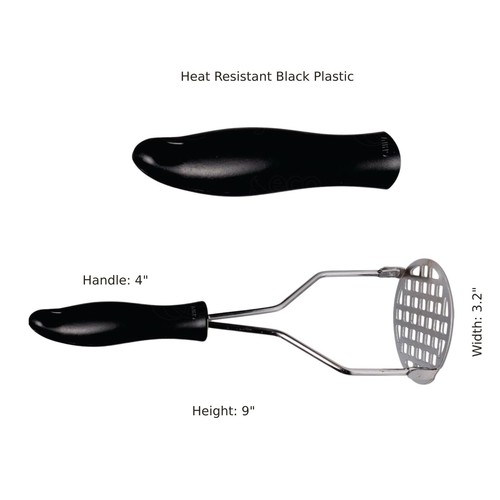Potato Masher with Plastic Handle for Kitchen, Food, Meat, Fruits and Veggies - Picture 2 of 6