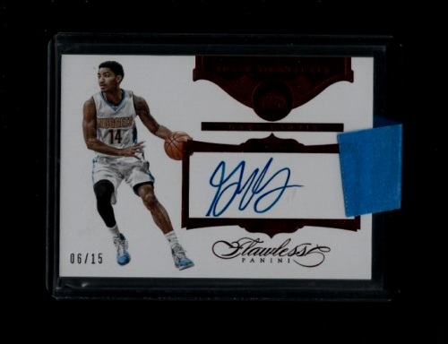 Gary Harris 2015-16 Flawless SUPER SIGNATURES RUBY Auto #/15 Denver Nugget MAGIC - Picture 1 of 2