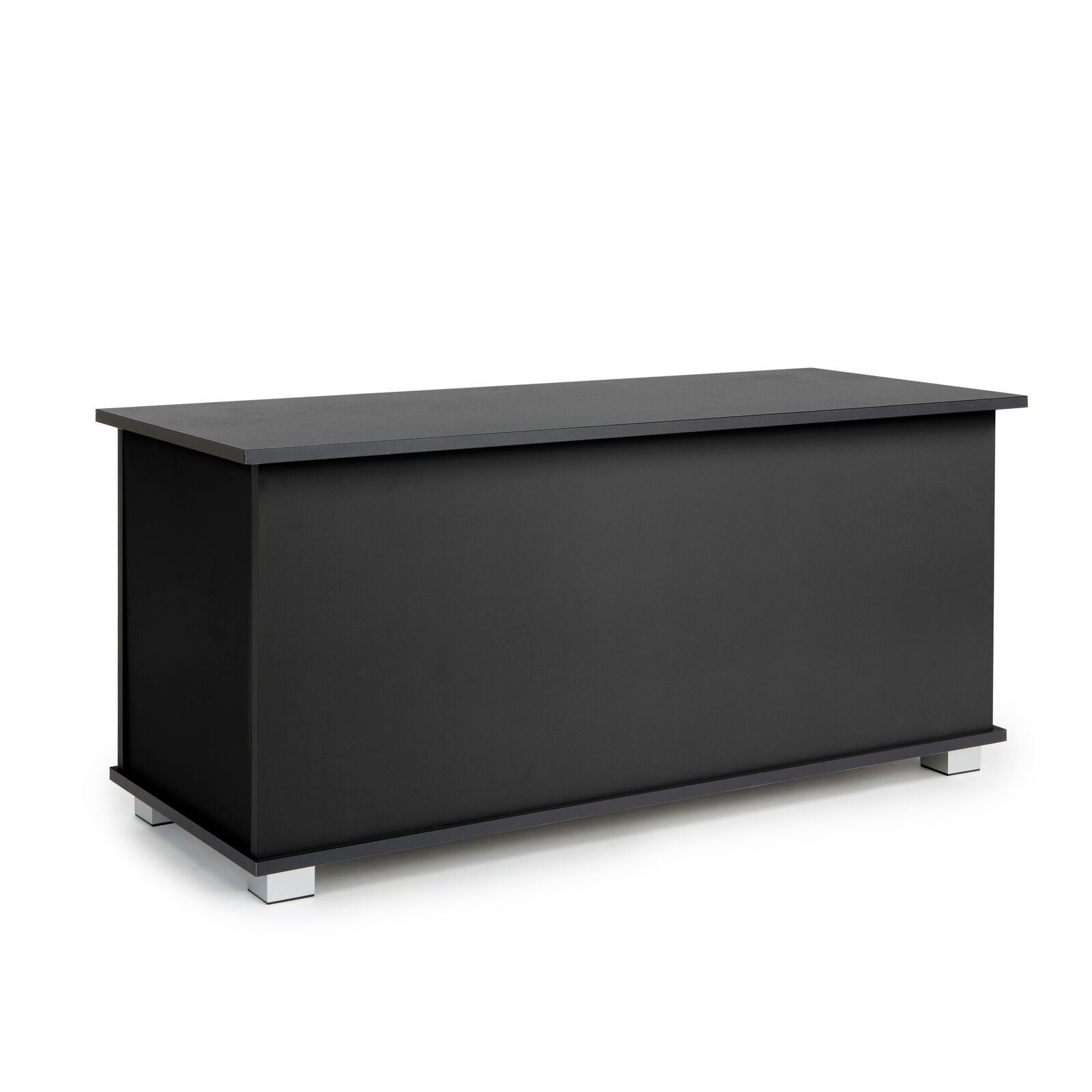 Ottoman Storage Chest Black Toy Chest Bedding or Blanket Box Large
