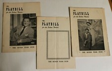 Lot (3) Broadway PLAYBILLS -The Seven Year Itch -1954/55 Tom Ewell/Eddie Bracken