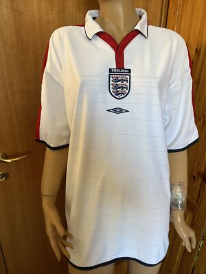 England Home Football Soccer 2003/04 Shirt Jersey Reversible Umbro