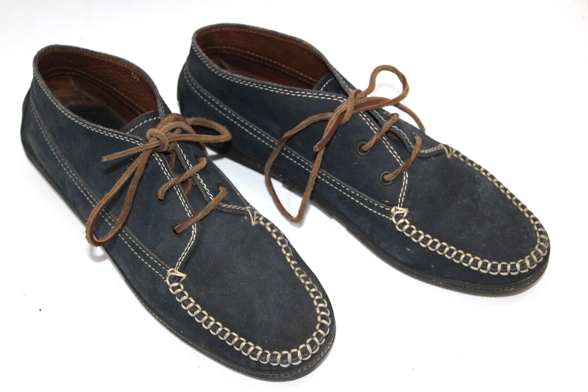 TOD'S men shoes sz 7.5 Europe 40 blue suede leather S8888 | eBay