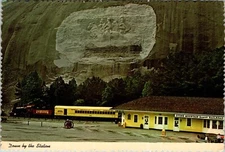 Continental Postcard Down by the Station Georgia's Stone Mountain