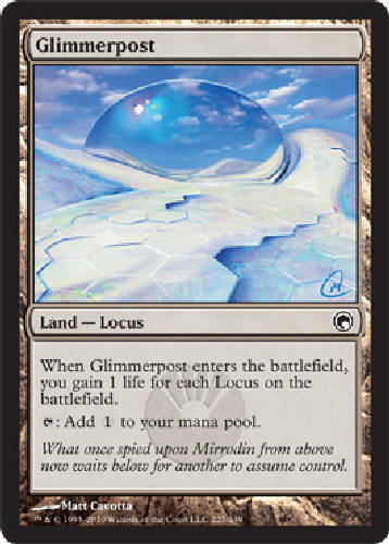 GLIMMERPOST X4 4 4X Scars of Mirrodin MTG Magic the Gathering Cards DJMagic