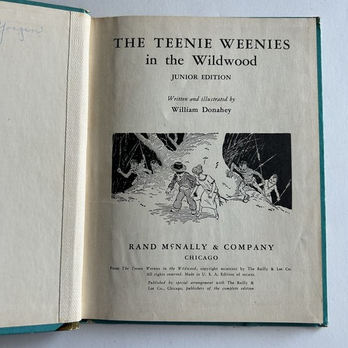 The Teenie Weenies In The Wildwood 1940 by Wm Donahey, Junior Edition - Picture 3 of 9