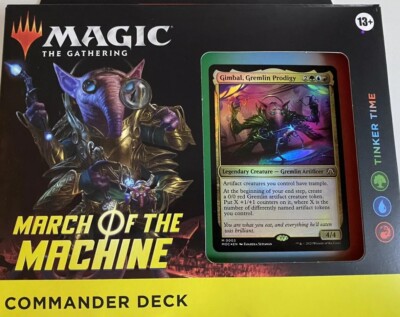 MTG Tinker Time Commander  March of Machine 