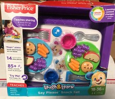 fisher price laugh and learn say please snack set