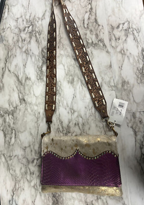 New - Keep it Gypsy Maxine edition with Flap - Cowhide with tooled leather strap
