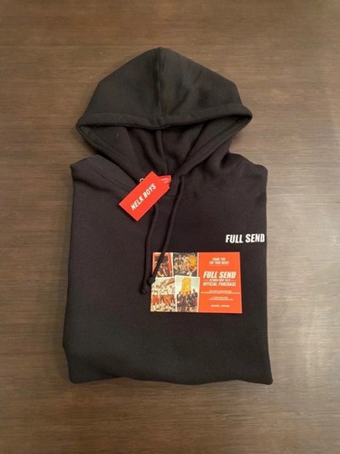 Nelk Boys Black Hoodie Mens Small 
