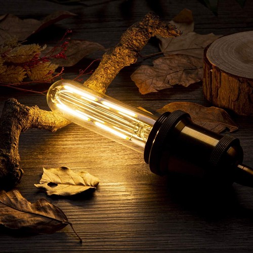 42 Pks Dimmable T10 LED Bulb 2700K Tubular Light Bulb 40W Equiv 400LM Warm White - Picture 2 of 8