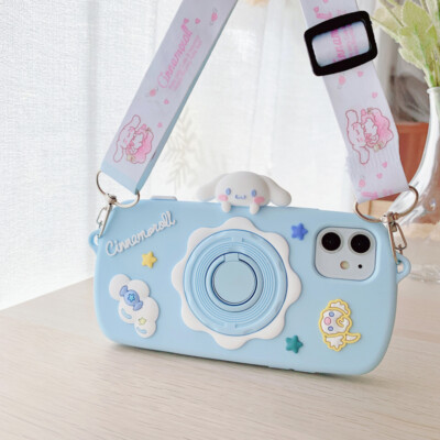 3D Cinnamoroll Silicone Phone Case For iPhone 13 12 11 Pro Max XR XS X Plus SE 