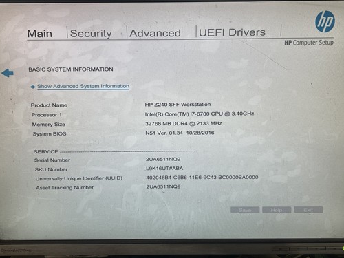 HP Z240 SFF Workstation Intel core i7-6700 @3.40GHz 32GB Ram Computer No hdd - Photo 2/2