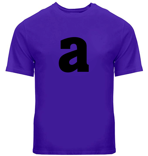 Buchstabe A Alphabet Unisex Herren Damen Tee T-Shirt cool Geschenk Shirts Freizeit Gr. S ~ 3XL - Bild 8 von 32