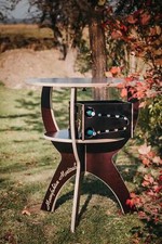 Stehtisch ohne Gravur,   klappbar edel Bistrotisch Holz Bierzeltgarnitur 