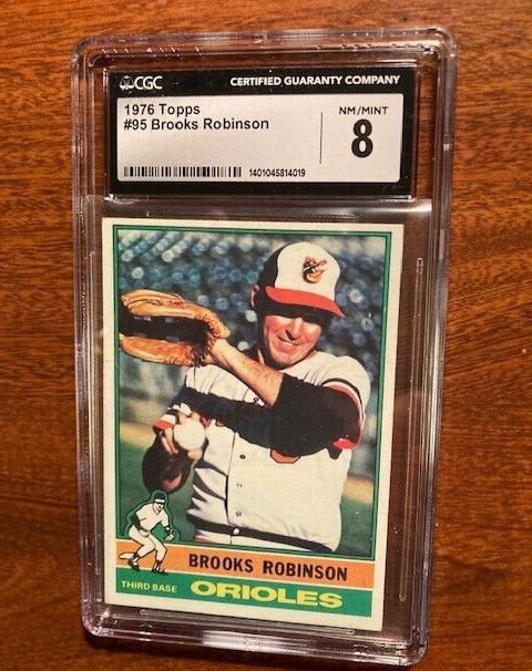 BROOKS ROBINSON 1976 Topps #95 PSA 8 NM-MT - ORIOLES