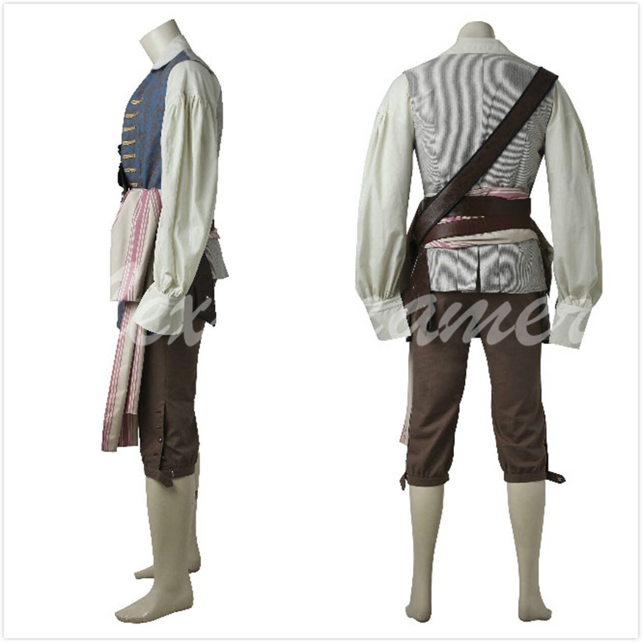 Fantasia Cosplay Piratas Do Caribe Jack Sparrow Carnaval, Elo7