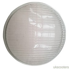 ukscooters LAMBRETTA S 1 2 3 HEADLIGHT GLASS INNOCENTI CEV MARKED NEW
