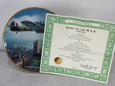 The Classic RAF Aircraft Pride Of The R.A.F Plate Limited Edition