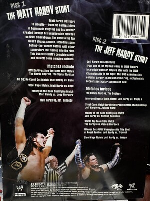 WWE - Twist of Fate: The Matt and Jeff Hardy Story (DVD, 2008, 2