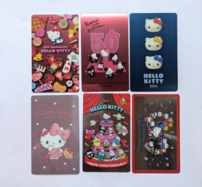 Sanrio Hello Kitty 50Th Anniversary Mini Card  Japan Limited New