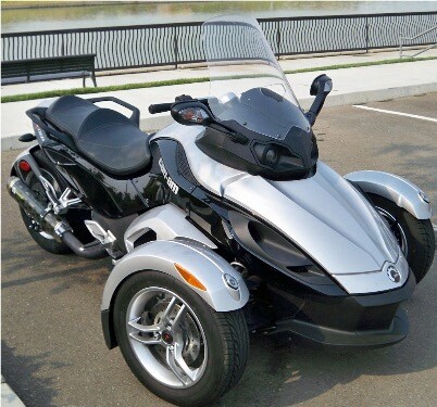Calsci 23" Large Windshield for Spyder RS, RS-S, GS - Picture 2 of 5