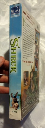 2001 Shrek Special Edition VHS MOVIE SEALED RARE WATERMARKS - Picture 6 of 11