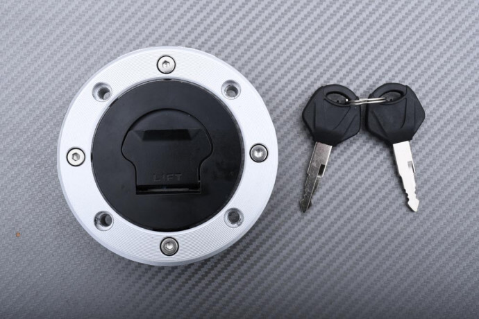 Bouchon de réservoir essence à clés Suzuki GSXF 750 Katana 1998-2006 anti-vol et anti-fuite