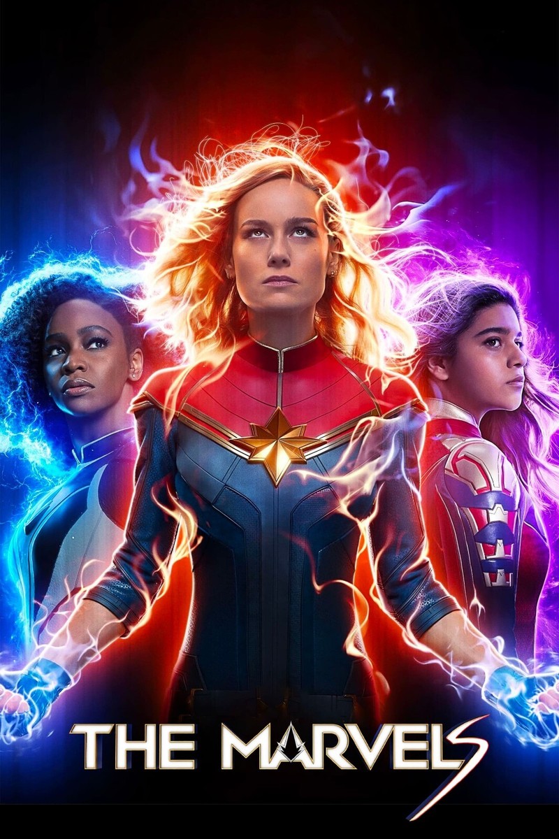 The Marvels v2 MOVIE POSTER - Available in Various Size | eBay