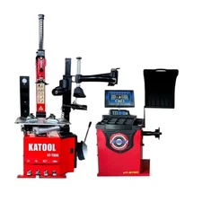 Tire Changer Machine KT-T850 and Wheel Balancer Machine KT-B750 combo