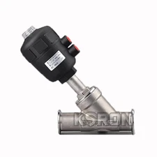 3'' Tri Clamp Pneumatic Steam Angle Seat Valve Heat-resistant Y Type SS304