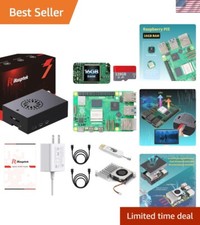 Ultimate Raspberry Pi 5 Starter Kit - 16GB RAM, Pre-Loaded OS, Powerful Cooling
