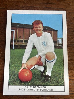 Nabisco Football Card 1970 - Billy Bremner Leeds United & Scotland Card No. 6