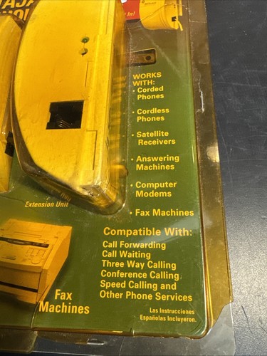 GE Instajack TL96595 Wireless Phone Jack Base & Extension Unit - NEW / SEALED - Zdjęcie 2 z 4