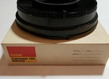 Kodak Carousel 140 Slide Tray In Original Box
