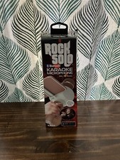 NEW  Rock Solo Bluetooth Karaoke Microphone Wireless Rose Gold 