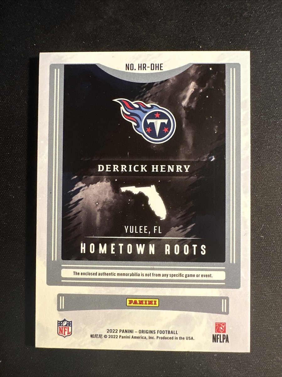 2022 Panini Origins Hometown Roots Derrick Henry Jersey Patch /99