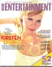 KIRSTEN DUNST April 2004 Inside Entertainment Magazine FRIENDS Matthew Perry