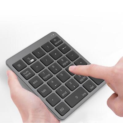 Bluetooth Wireless Numeric Keypad 28 Tasten Ziffernblock Digitaltastatur