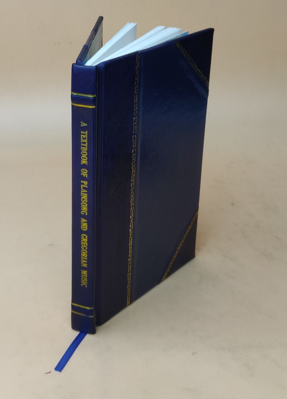 Plainsong & Gregorian Music Textbook by Francis Burgess - Leather Bound Edition