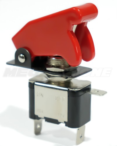 (1 PC) Red Toggle Switch Safety Cover Guard Plastic/Metal.. USA SELLER!!! - Picture 4 of 6