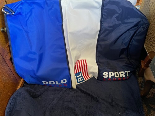 Vintage Polo Ralph Lauren Polo Sport Large Expandable Barrel Duffle Bag 1990’s