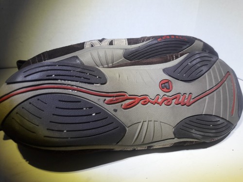 MERRELL BARRADO PELLE CASTAGNO ZIP-FRONT scarpe running donna tg 10 - Foto 5 di 8