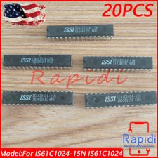 20PCS For IS61C1024-15N IS61C1024 128K x 8 HIGH-SPEED CMOS STATIC RAM DIP-32