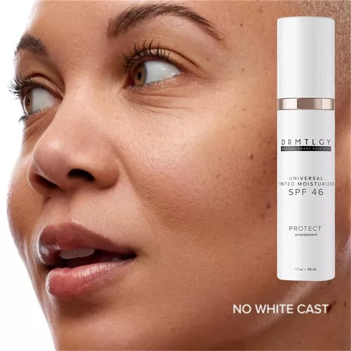 DRMTLGY Anti-Aging Tinted Moisturizer SPF 46 Universal All-In 1 Face Sunscreen - Picture 5 of 9