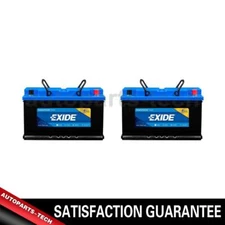 2x Exide  Vehicle Battery For Dodge Ram 2500 2010~2010