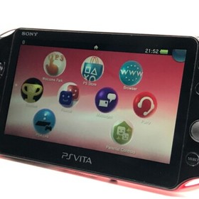 SONY PS Vita PCH-2000 Slim Pink Black LCD Wi-Fi FW:3.67 w/ Charger "Mint"