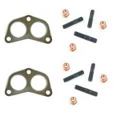 Land Rover Discovery 1 Series II Exhaust Pipe to Manifold Gaskets + Studs + Nuts