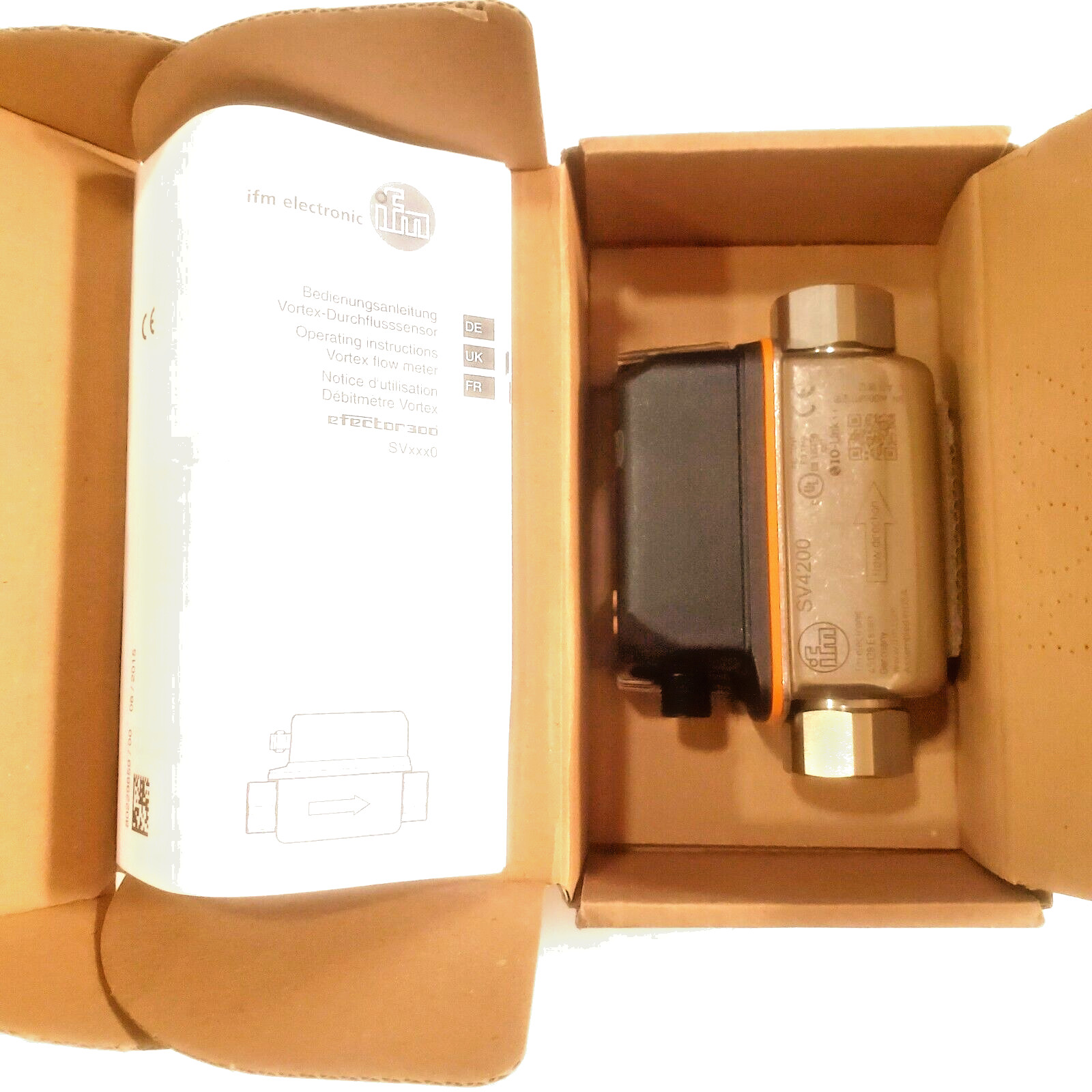 IFM SV4200 Vortex Flow Sensor with Display