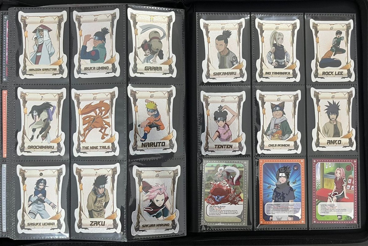 Topps india Animax Naruto 1st edition Complete master set