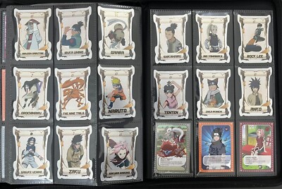 Topps india Animax Naruto 1st edition Complete master set